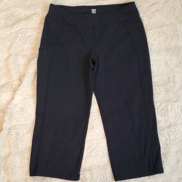 Title Nine Black Capri Leggings M - Picture 1 of 9